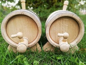 Set of Oak barrels 2x3L